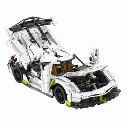 CaDa C61048 Fantasma Technic 1:8 Super Racing Car Static Version Building Blocks Kids Toy