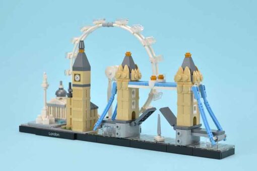 London 21034 Architecture Skyline Big Ben Ideas Creator 22889 Modular Building Blocks Bricks Kids Toy