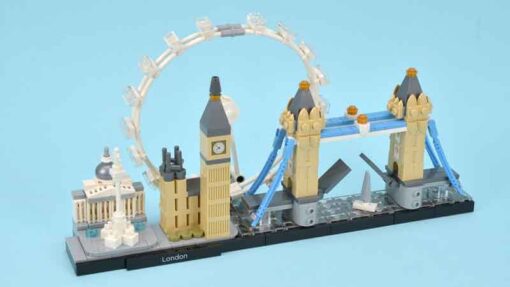 London 21034 Architecture Skyline Big Ben Ideas Creator 22889 Modular Building Blocks Bricks Kids Toy