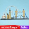 London 21034 Architecture Skyline Big Ben Ideas Creator 22889 Modular Building Blocks Bricks Kids Toy