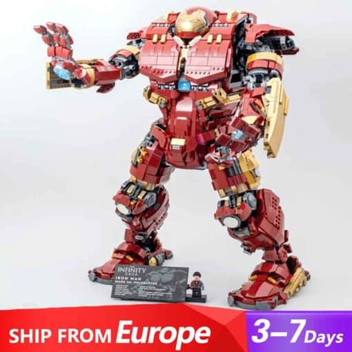 Marvel MK44 Hulkbuster Armor 76210 55260 Ironman Building Blocks Kids Toy