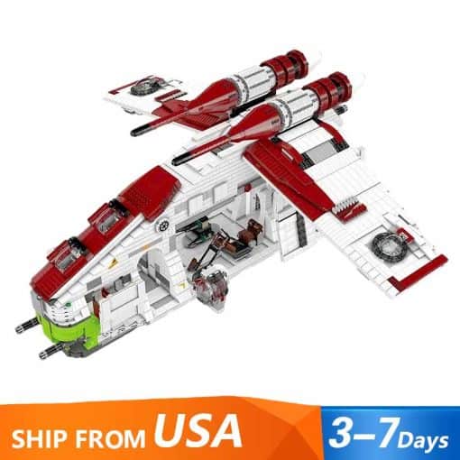 Mould King 21066 Star Wars Republic Gunship LAAT-1 Star Cruiser UCS Building Blocks