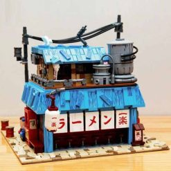 Naruto Shippuden Ichiraku Japanese Ramen Noodle Shop K20509 Nova Town Modular Building Blocks Kids Toy
