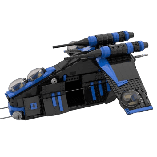 Star Wars Mandalorian Shadow Legion Republic Gunship 501st Army Coruscant Wolfpack Muunilinst MOC Building Blocks Kids Toy