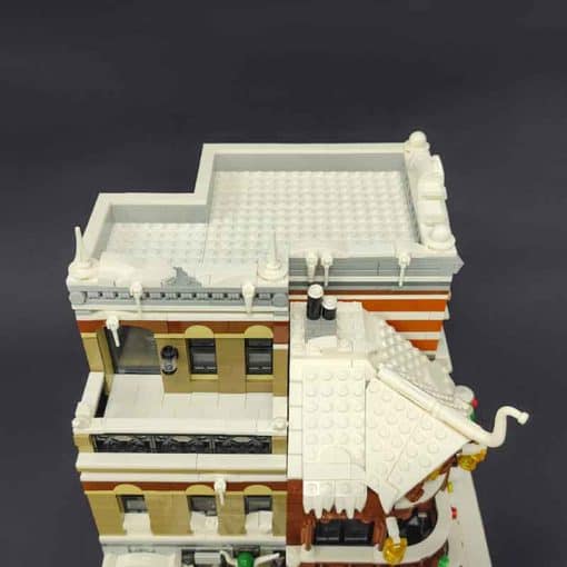 Jiestar 89143 Santa Claus Toy Shop Christmas Nova Town Street View Modular Building Blocks