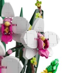 Mould King 10025 Orchid Flower Bouquet Eternal Butterfly Ideas Creator Botanical Building Blocks