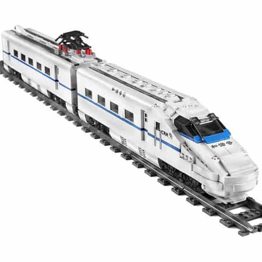 Mould King 12002 CRH2 High Speed Train Bullet Train Locomotive Technic with RC Building Blocks