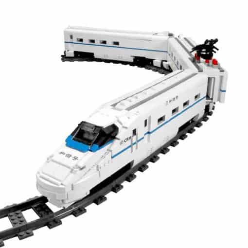 Mould King 12002 CRH2 High Speed Train Bullet Train Locomotive Technic with RC Building Blocks