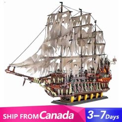 Mould King 13138 Flying Dutchman LEGO 83015 Pirates of the Caribbean Davy Jones Ship Building Blocks Kids Toy