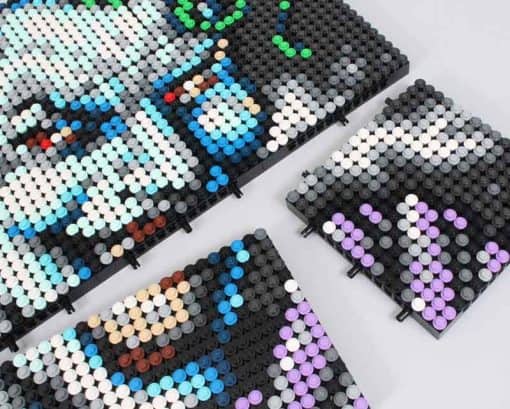 Jim Lee Batman Collection Pixel Art Canvas 31205 61207 Ideas Creator Building Blocks Kids Toy