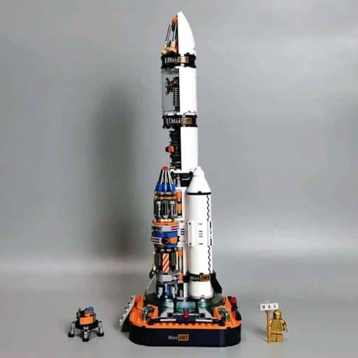 NASA Space Rocket JAKI JK8501 Project Dawn Semi Mechanical Building Blocks Kids Toy