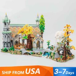 Lord of the Rings Hobbit Rivendell 10316 E9958 Elf City Rings of Power Building Blocks Kids Toy