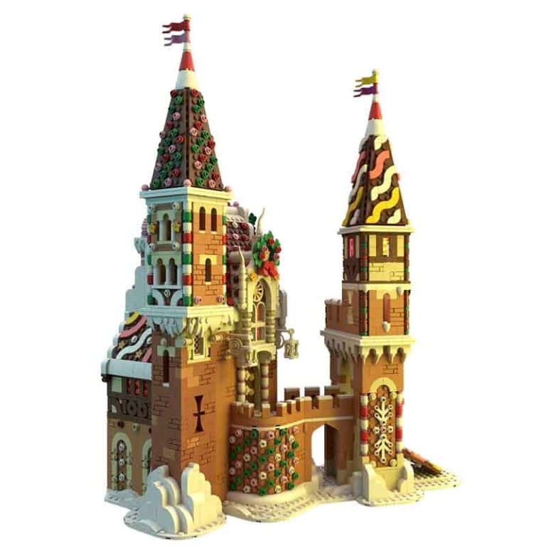 Gingerbread Winter Castle MOC-130576 Medieval Winter Castle Modular ...