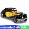 Mould King 13080 Bugatti T50 Vintage Technic Car Ideas Creator Building Blocks