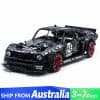 Mould King 13108 Ford Mustang Hoonicorn Technic Rally Race Car ideas creator Building Blocks Kids Toys