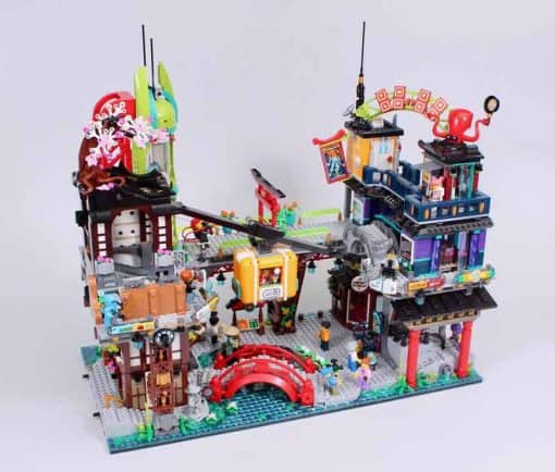 Ninjago City Market 71799 Ninjago Movie Masters of Spinjitzu Building Blocks Bricks Kids Toy LEJI 90050