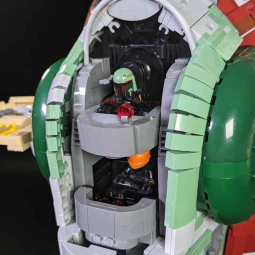 Star Wars Boba Fett Slave 1 UCS Minifigure Scale ST2462 Space Ship Building Blocks Kids Toy
