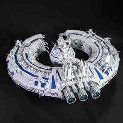 Star Wars Lucrehulk Class Droid Control Ship Separatist MOC Space Ship Building Blocks