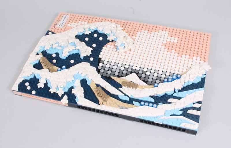 LEGO Art Hokusai – The Great Wave 31208, 3D Japanese Wall Art, Framed Ocean  Canvas Picture for Home or Office Décor, Creative DIY Activity, Arts 