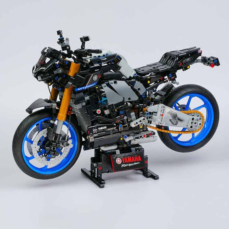 MOC Creator City Moto Cross Motorcycle Bricks Toys