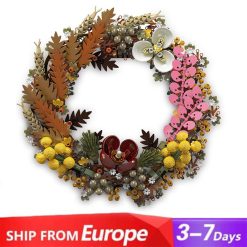 Mould King 10074 Christmas Wreath Flower Home Decoration Building Blocks Kids Toy