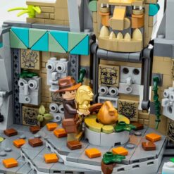 Indiana Jones Temple of the Golden Idol 77015 10091 Ideas Building Blocks Bricks Kids Toy