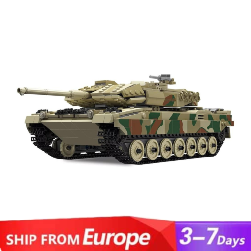 Mould King 20020 Leopard 2 Tank Military World War Technic Building Blocks Kids Toy