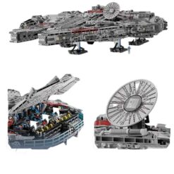 K-Box 10521 Star Wars Millennium Falcon With Motor UCS Star Destroyer Building Blocks Kids Toy 75192 05132 21026