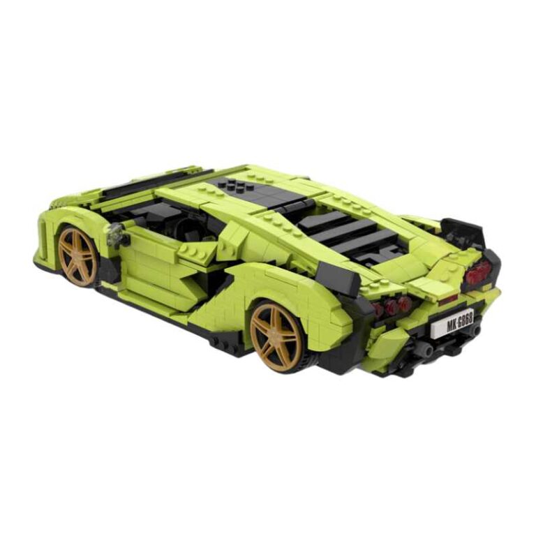 Mould King 10011 Lamborghini Sian Sports Car Technic Model Car 1168Pcs ...