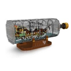 Mould King 10067 Dutchman Pirates Ship in a Bottle 2499Pcs Building Blocks Bricks Kids Toy 2 3