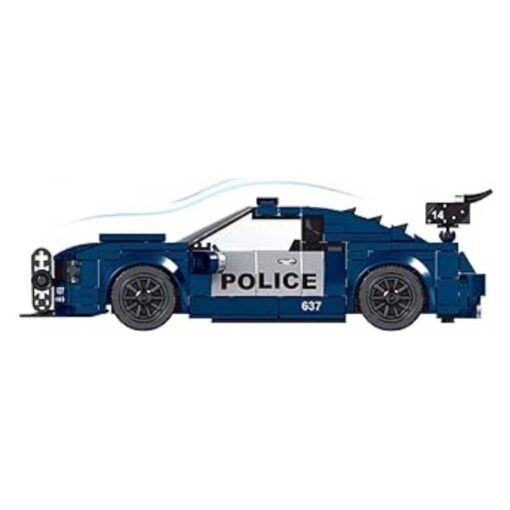 Mould King 27002 Mini Barricade Sports Police car Building Blocks Kids 1