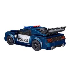 Mould King 27002 Mini Barricade Sports Police car Building Blocks Kids 2