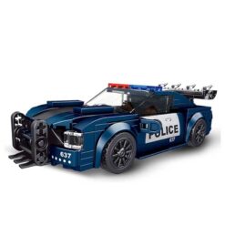 Mould King 27002 Mini Barricade Sports Police car Building Blocks Kids Toy