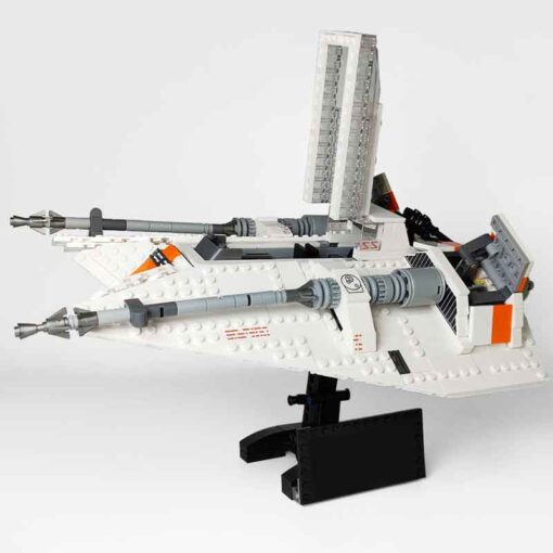 Jiestar 21802 Star Wars Mandalorian Snow Speeder Rebel Space Ship 10129 Building Blocks Kids Toy