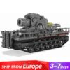 Mould King 20028 Karl Mortar Tank Military World War Technic With Remote Building Blocks Kids Toy
