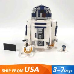 Jiestar 21801 Star Wars R2 D2 Robot Droid 75308 Building Blocks Kids Toy