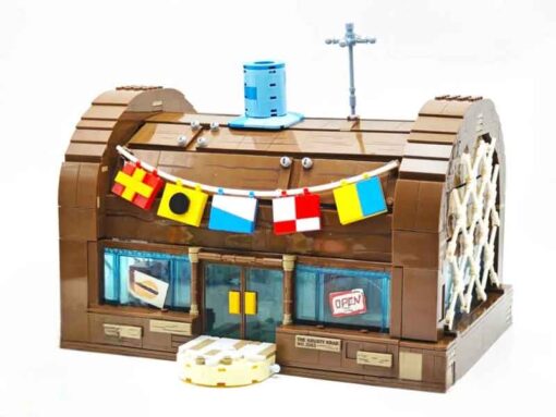AREA-X AB0027 SpongeBob SquarePants the Krusty Krab Restaurant Ideas Creator Building Blocks Kids Toy