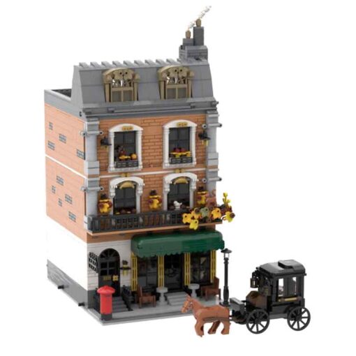 Pantasy 85014 Sherlock Holmes 221B Baker Street Detective Apartment Building Blocks Kids Toy