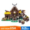 MORK 033051 The Viking House Cottage Medieval Architecture Modular Building Blocks Kids Toy