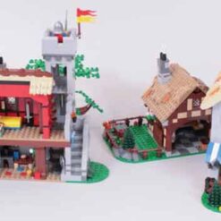 Medieval Town Square 10332 Ideas Creator Icons D3586 Building Blocks Kids Toy