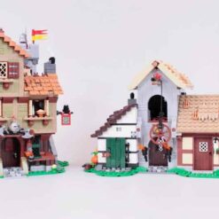 Medieval Town Square 10332 Ideas Creator Icons D3586 Building Blocks Kids Toy