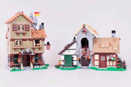 Medieval Town Square 10332 Ideas Creator Icons D3586 Building Blocks Kids Toy