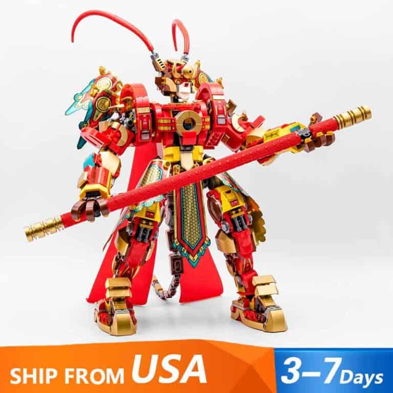 Monkie Kid 80012 Monkey King Warrior Mech Ninjago Super Robot 1629Pcs ...