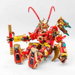 Monkie Kid 80012 Monkey King Warrior Mech Ninjago Super Robot 70001 Building Blocks Kids Toy