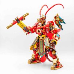 Monkie Kid 80012 Monkey King Warrior Mech Ninjago Super Robot 70001 Building Blocks Kids Toy