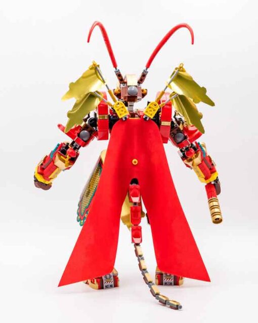 Monkie Kid 80012 Monkey King Warrior Mech Ninjago Super Robot 70001 Building Blocks Kids Toy