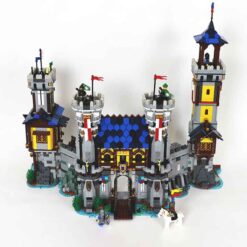 Reobrix 66006 Golden Lion Castle Medieval European Architecture Modular Building Blocks Bricks