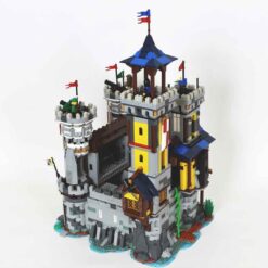 Reobrix 66006 Golden Lion Castle Medieval European Architecture Modular Building Blocks Bricks