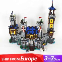 Reobrix 66006 Golden Lion Castle Medieval European Architecture Modular Building Blocks Bricks