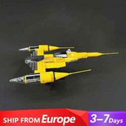 Star Wars Mandalorian Din Djarin's N-1 Naboo Starfighter 10026 21888 05060 UCS Space Ship Building Blocks Kids Toy